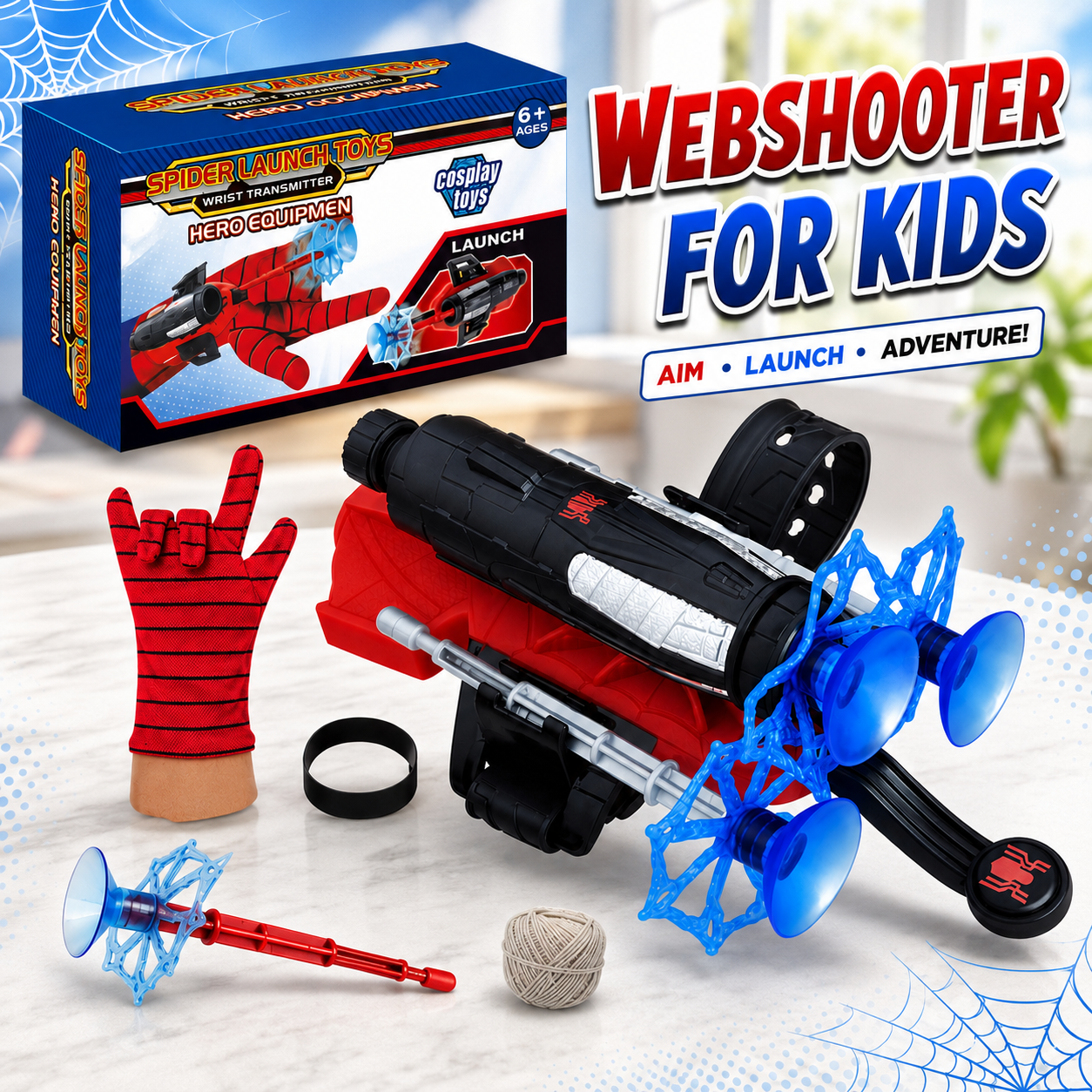 Spiderman Web Shooter Toy for Kids (2023-2C)