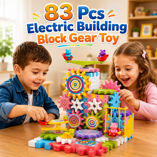 Electric Building Block Gear Toy (83pcs set)