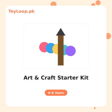 Art & Craft Starter Kit - ToyLoop.pk