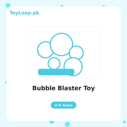 Bubble Blaster Toy - ToyLoop.pk